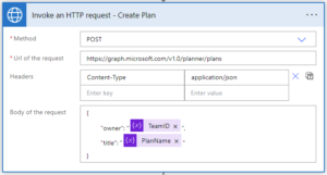Using the 'HTTP with Azure AD' connector in Power Automate to create ...